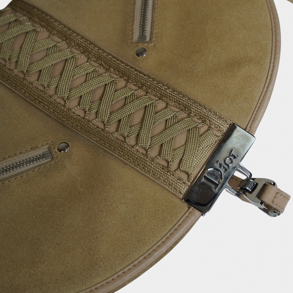 Dior Beige Suede Admit It Shoulder Bag - Picture 8 of 12